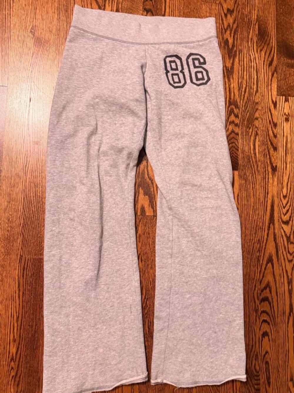 Victoria's Secret PINK Heather Grey Flare Sweatpants